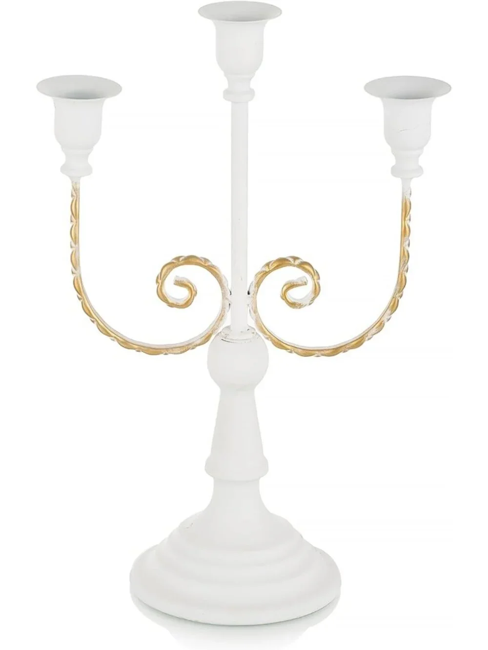 Elegant Black 5-Arms Halloween Candelabra Candle Holder for Spooky Decor